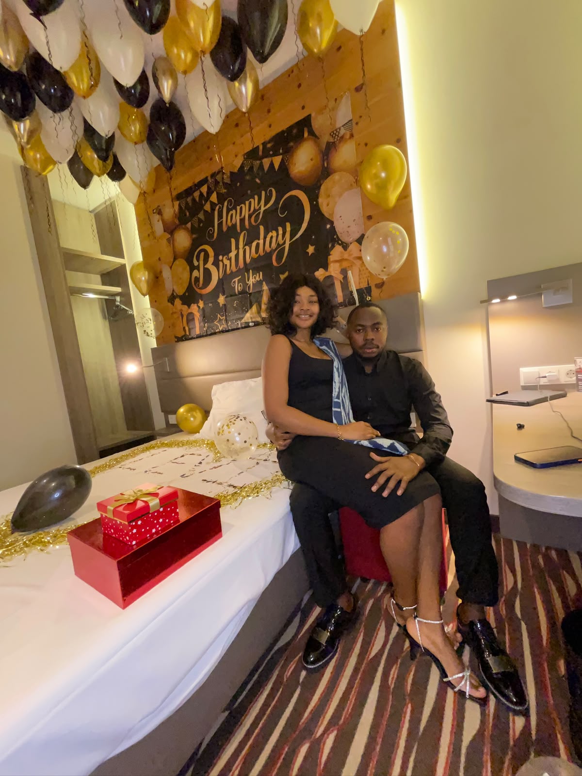 Nous deux rÃ©unis pour son anniversaire